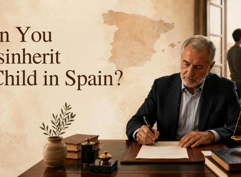Can you disinherit a child in Spain (1) Can you disinherit a child in Spain (1)